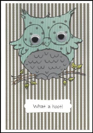 What A Hoot Handmade Card