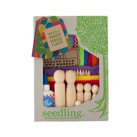 Create A Wooden People Family