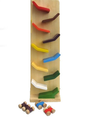 Wooden Zig Zag Racing Cars